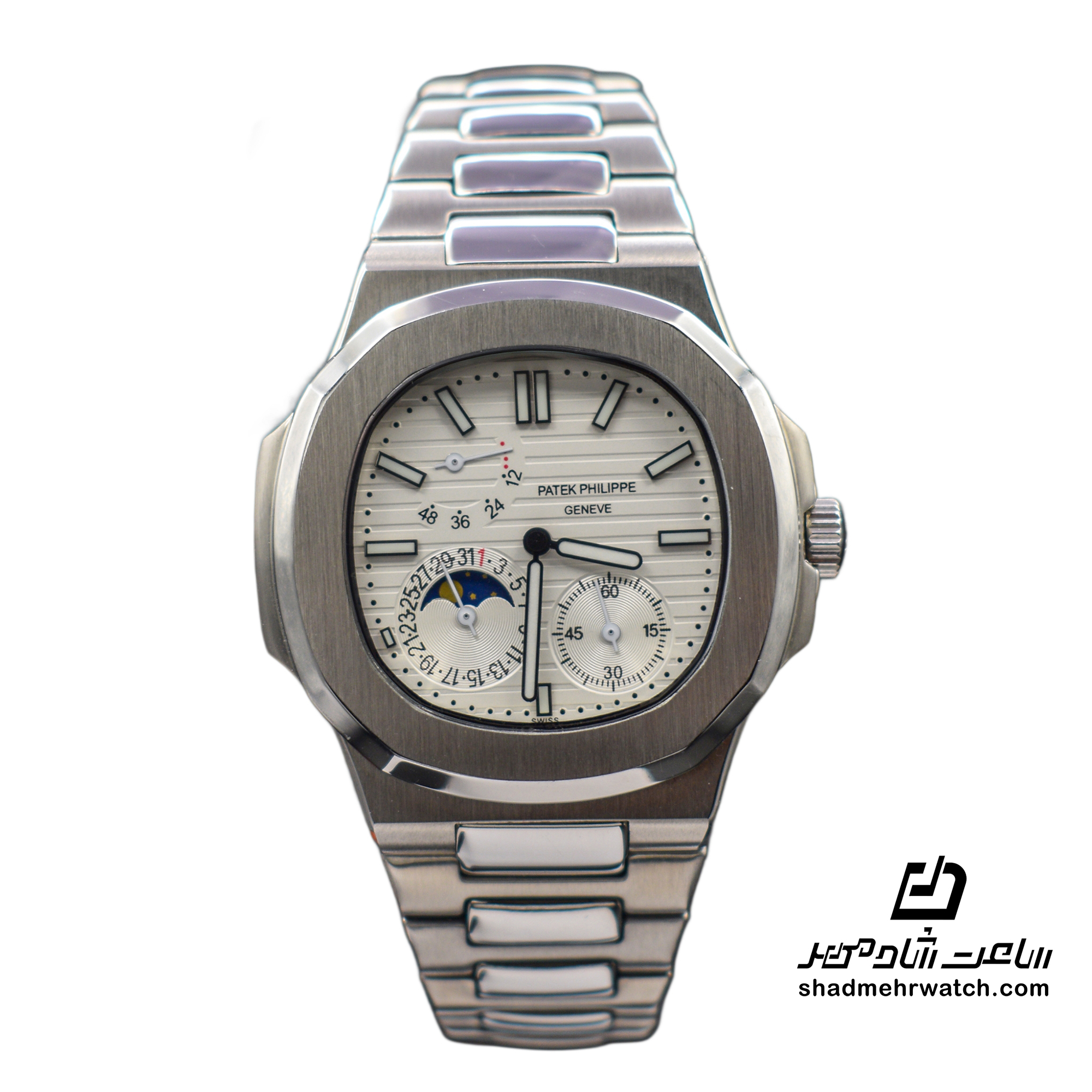 Picsart_25-09-03_00-24-15-518 ساعت مچی پتک فیلیپ مدل ناتیلوس اتوکاتیک