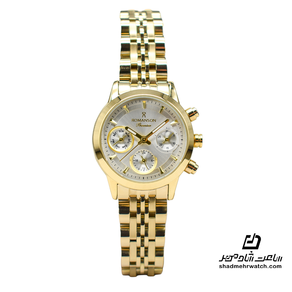Picsart_25-10-11_19-37-57-553 ساعت مچی فول تایم زنانه رومانسون 1381L