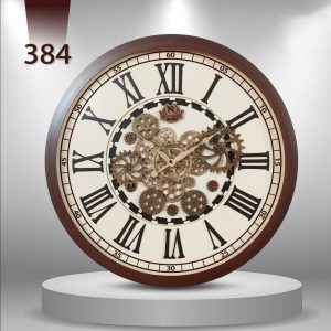ساعت دیواری گرد طرح چرخ دنده ارس (Aras) کد 384