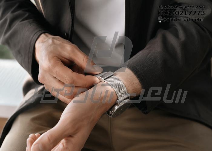 انواع قفل های ساعت مچی بند حصیری